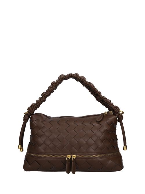 Borsa ESSENTIALS WOV in ecopelle LA CARRIE | 142M-WP-361-SYNMARRONE